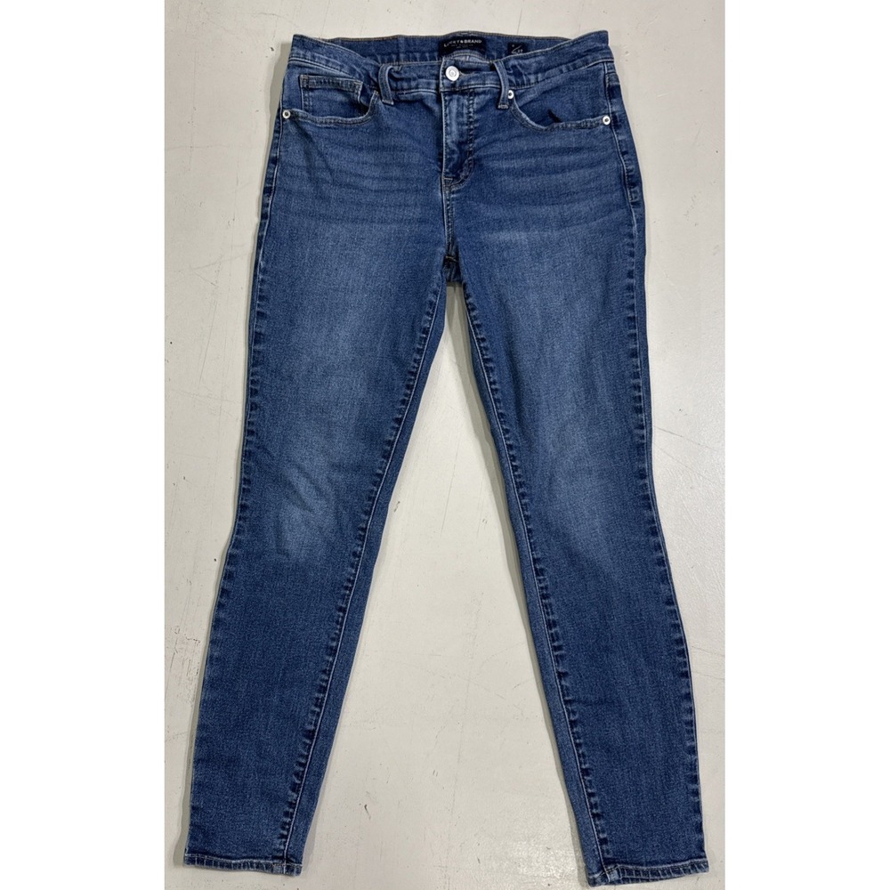 Lucky Brand Ava Mid Rise Skinny Ankle Women's Jeans Size 8/29R Blue Denim